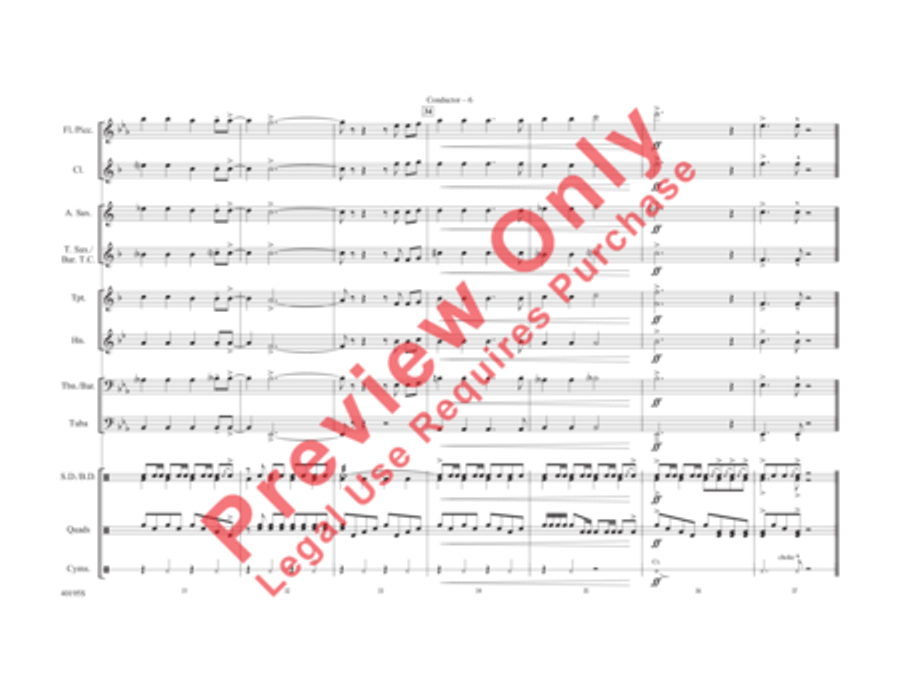 She Loves You She Loves You Marching Band scores gallery preview page 13