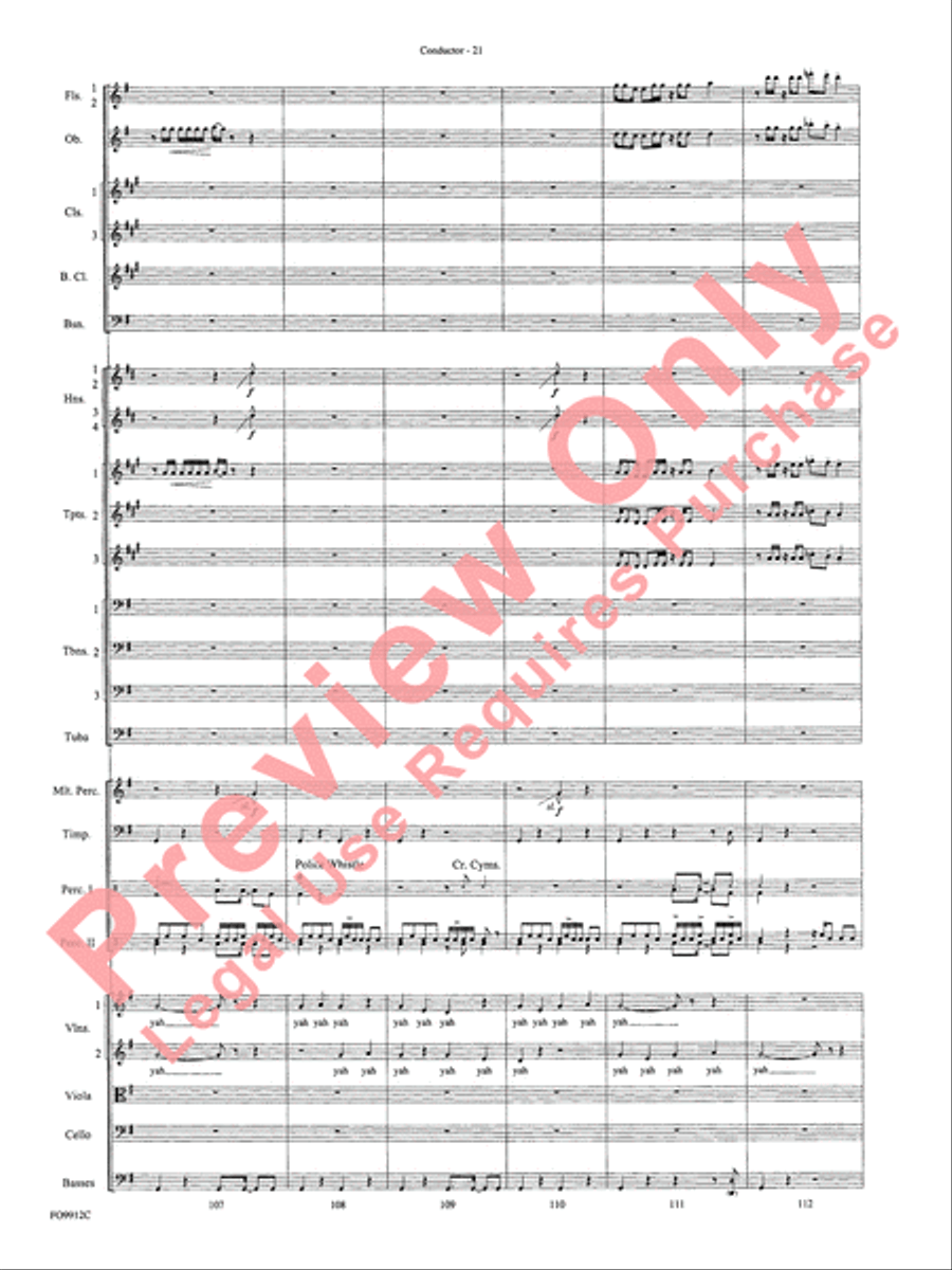 Selections from Star Wars: Episode I The Phantom Menace Full Orchestra scores gallery preview page 23