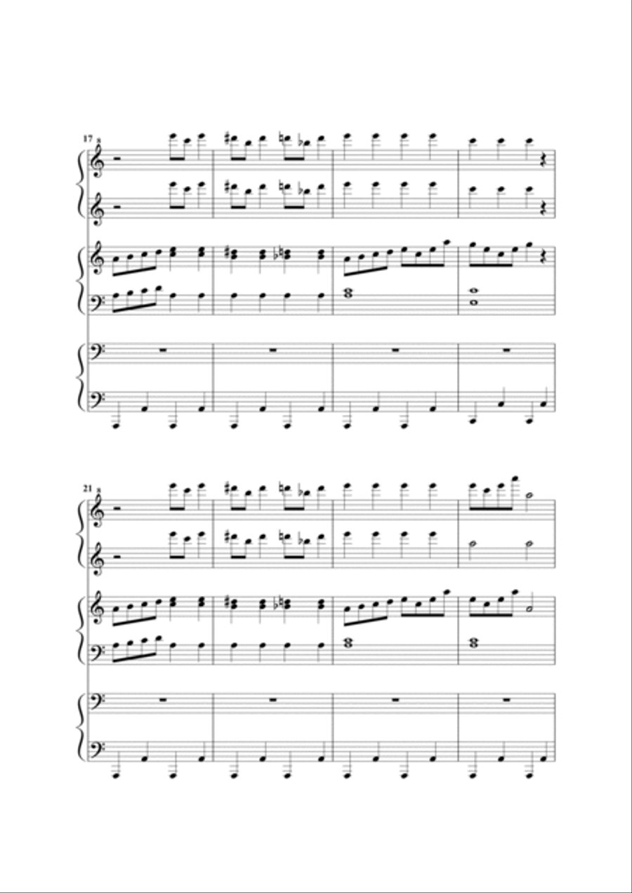 In The Hall of the Mountain King (6 hands easy) Piano Method scores gallery preview page 3