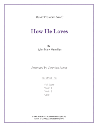 Book cover for How He Loves