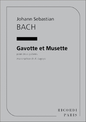 Book cover for Gavotte Et Musette 2 Guitares (Lagoya