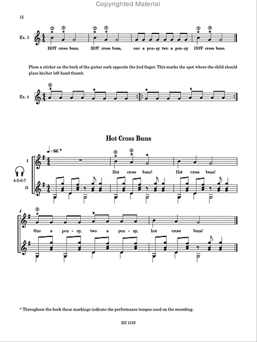 Guitar for the Young, book 1 (CD incl.) Classical Guitar scores gallery preview page 2