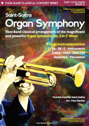 Book cover for Saint-Saëns Organ Symphony (Flexible Instrumentation)