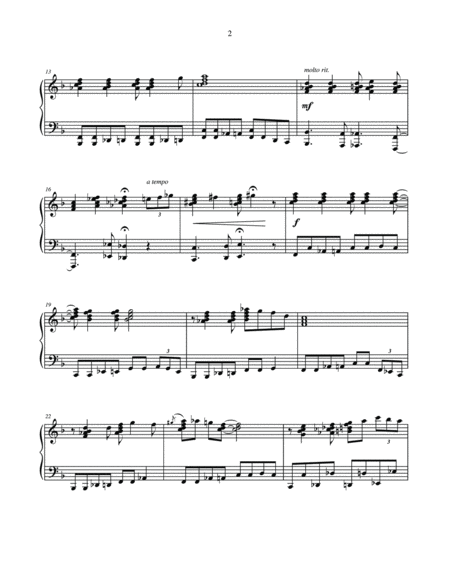 Christmas Blues for Piano Solo (Professional)