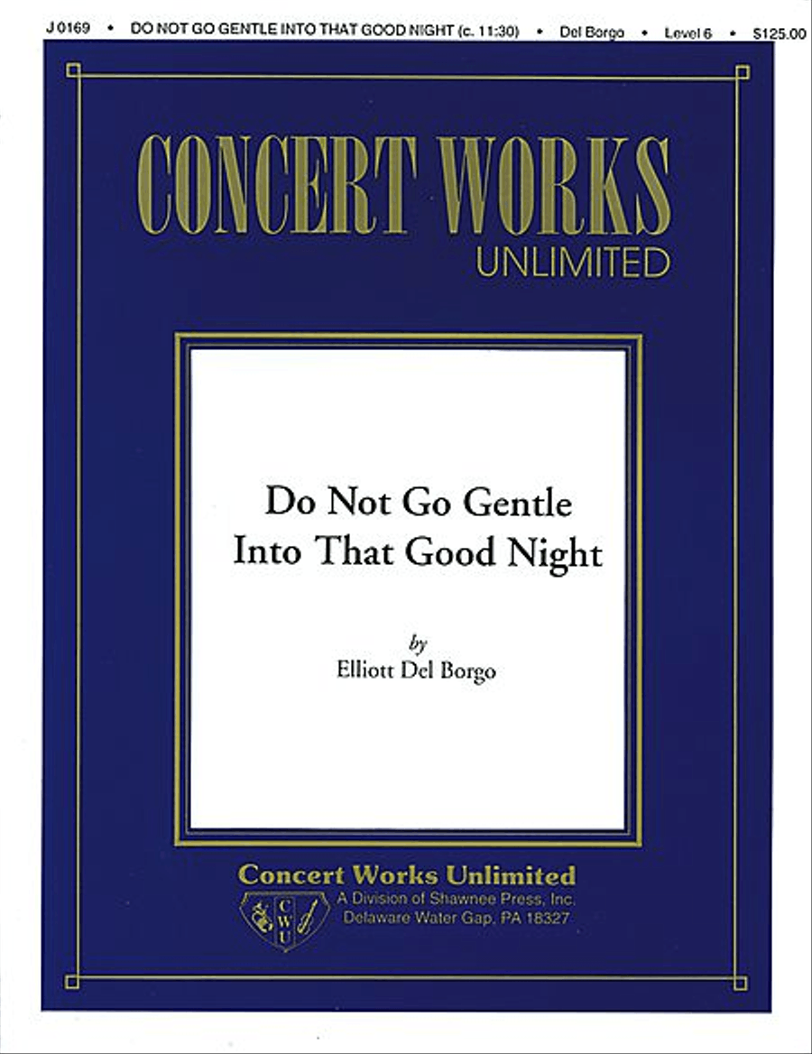 Do Not Go Gentle Into That Good Night Full Orchestra scores gallery preview page 1