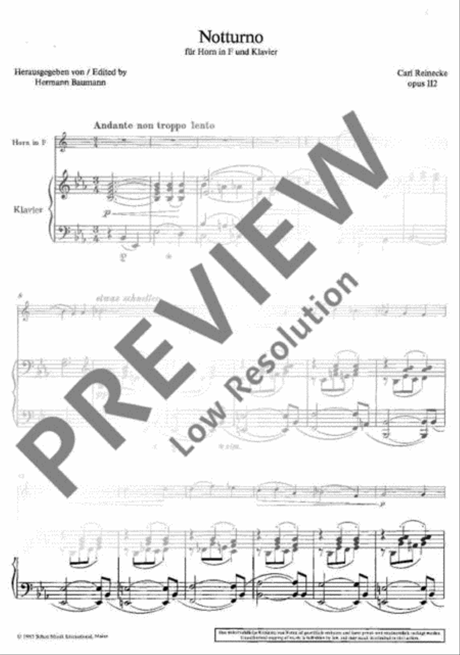 Notturno Horn scores gallery preview page 3