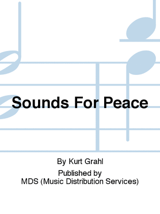 Book cover for Sounds for Peace