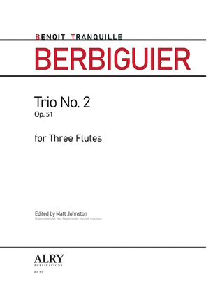 Trio No. 2, Op. 51 for Three Flutes