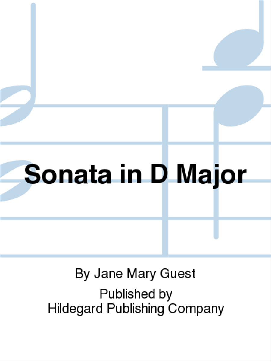 Sonata In D Major