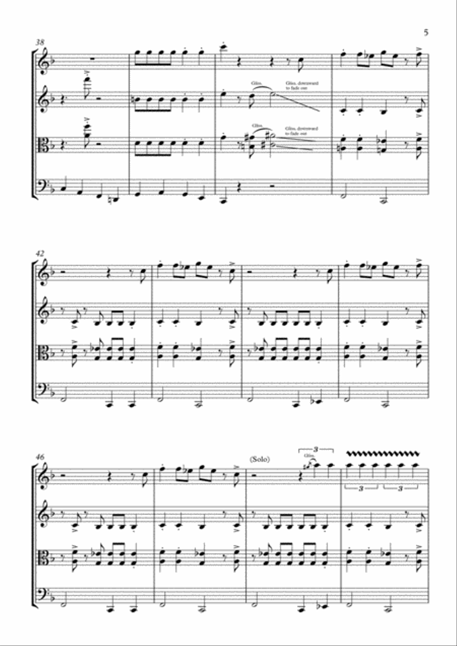 Tequila String Quartet scores gallery preview page 6