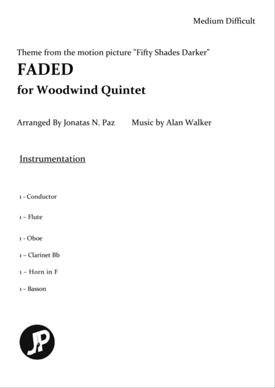 Faded Woodwind Quintet scores gallery preview page 2