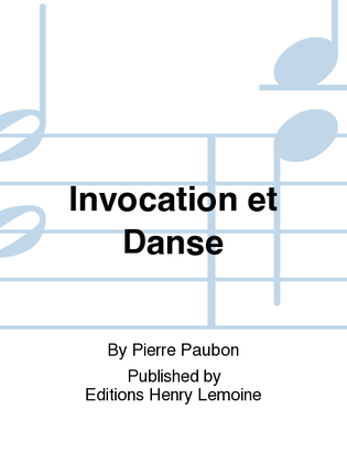 Book cover for Invocation et Danse