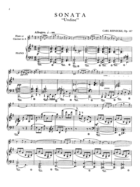 Reinecke: Sonata "Undine", Op. 167