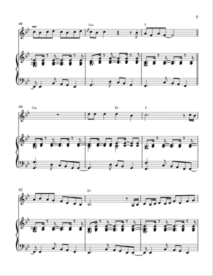 Take Me To Infinity Violin Solo scores gallery preview page 5