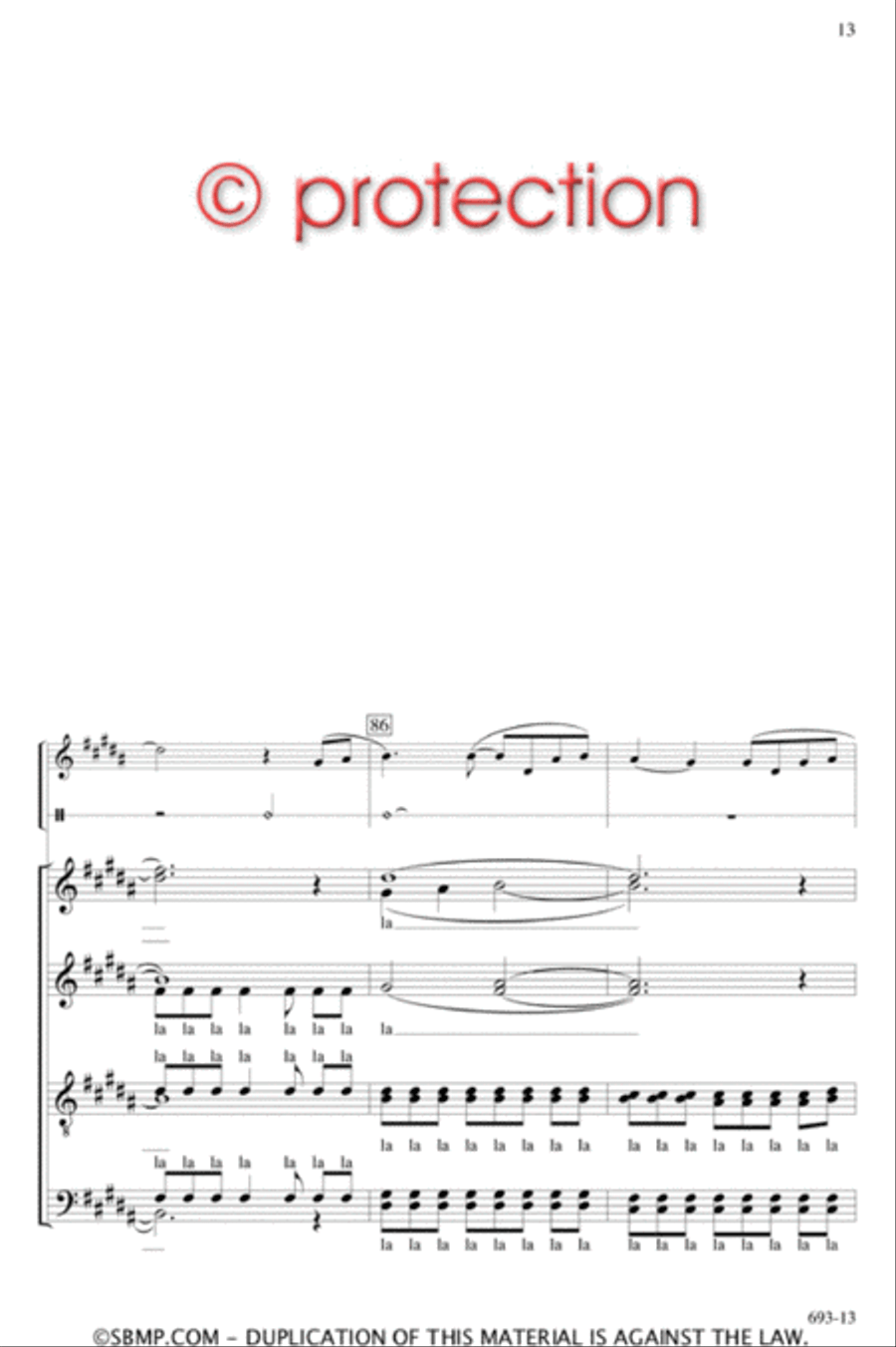 when god decided to invent - SATB Octavo 4-Part scores gallery preview page 13