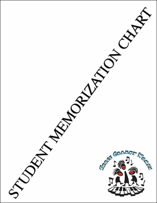 Book cover for Memorization Chart