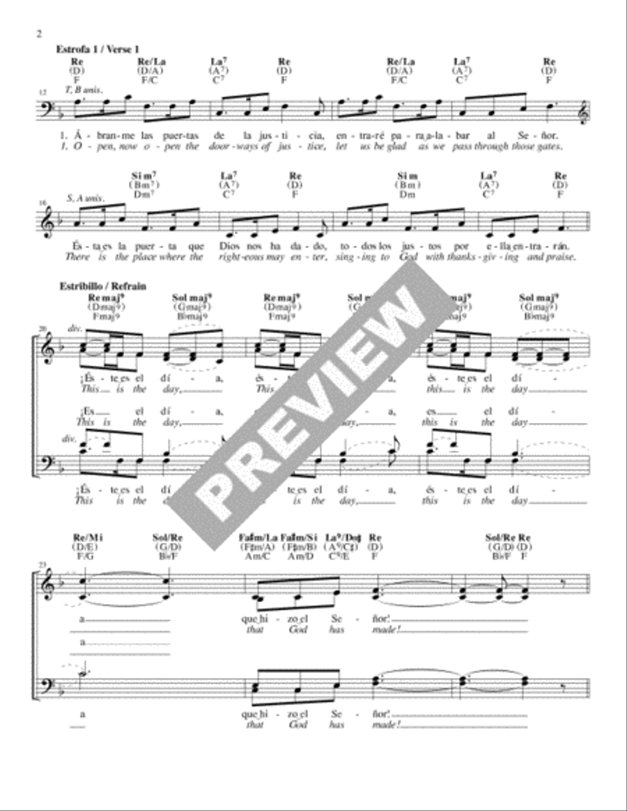 Éste es el día / This Is the Day - Guitar edition Guitar scores gallery preview page 2