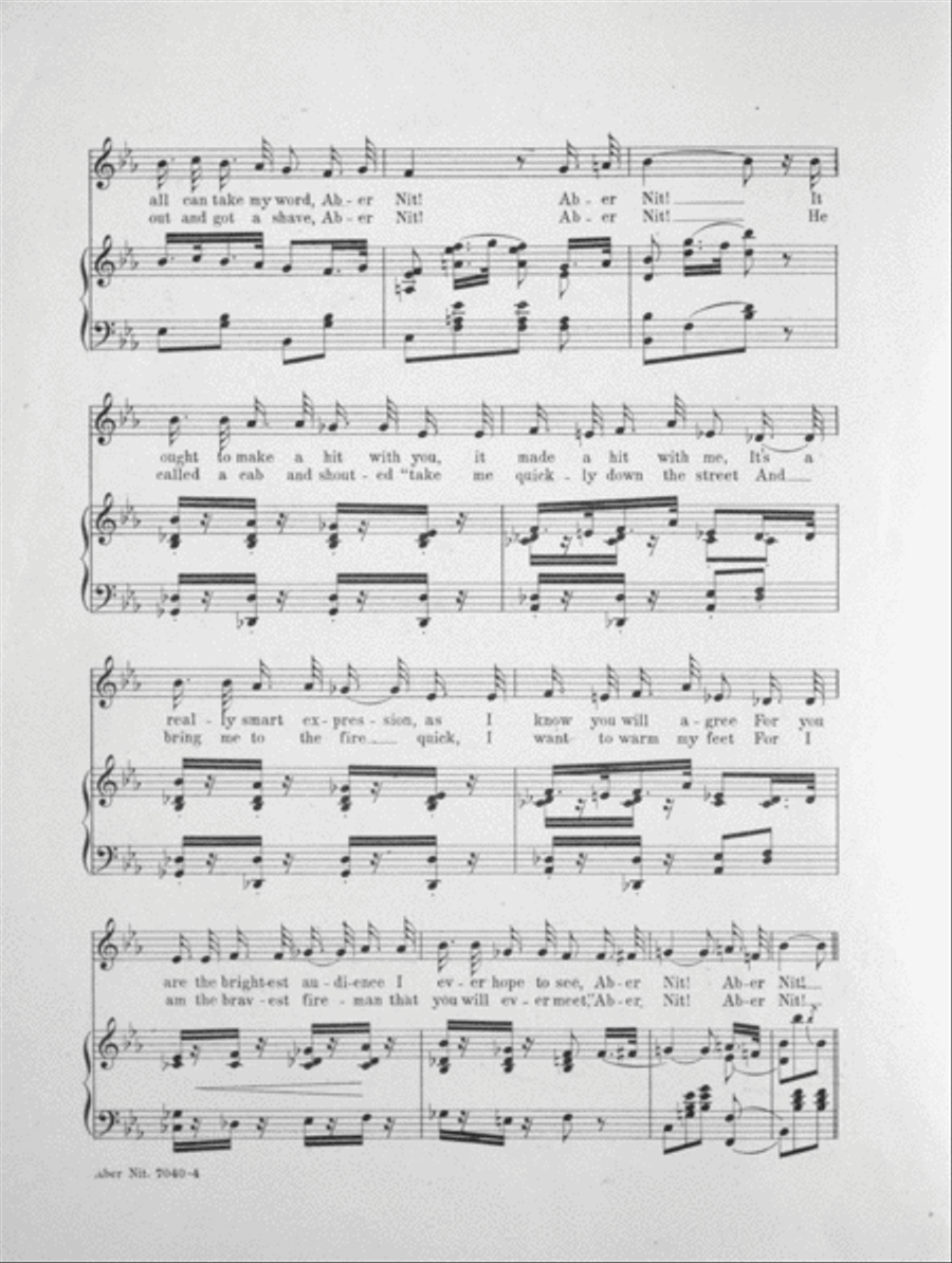 Me Him & I. Song Successes. Aber Nit Voice scores gallery preview page 3