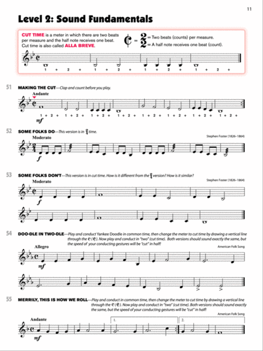 Sound Innovations for Concert Band Concert Band Methods scores gallery preview page 3