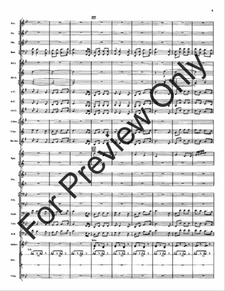 Spirit Of Texas (Score) Spirit Of Texas (Score) Concert Band scores gallery preview page 7