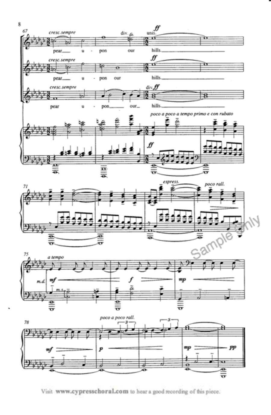 To Morning SSA scores gallery preview page 8