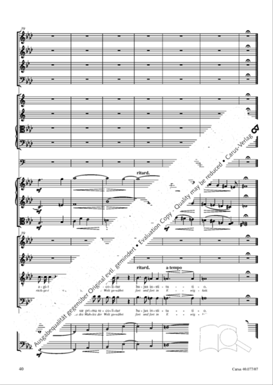 Lauda Sion 4-Part scores gallery preview page 53