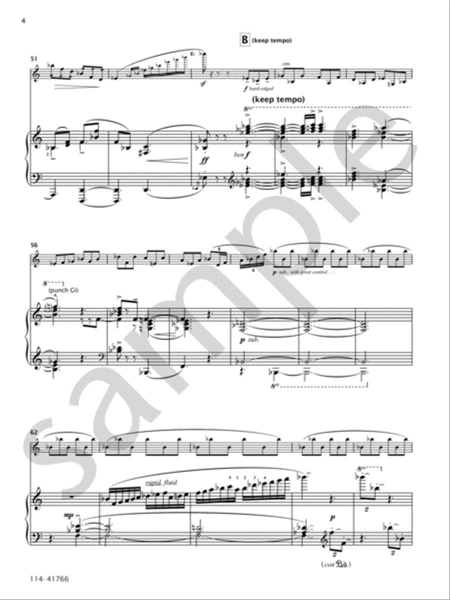Bitten at the Opera Chamber Music scores gallery preview page 6