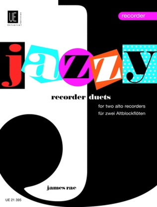 Book cover for Jazzy Duets - Recorder