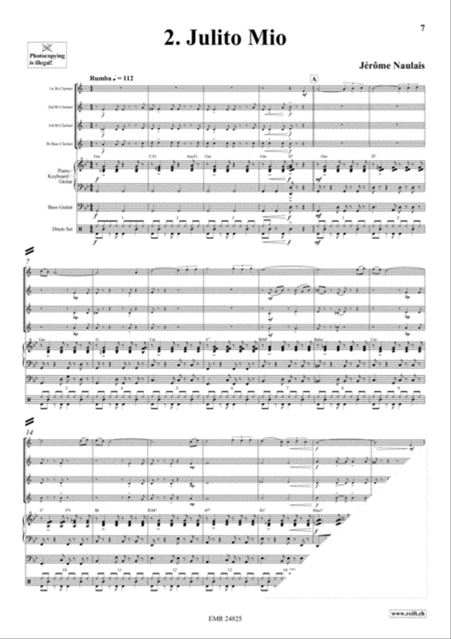 Play With Your Band Volume 3 Clarinet Quartet scores gallery preview page 4