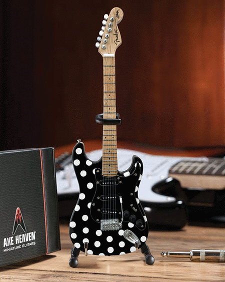 Fender™ Stratocaster™ – Black – Polka Dots