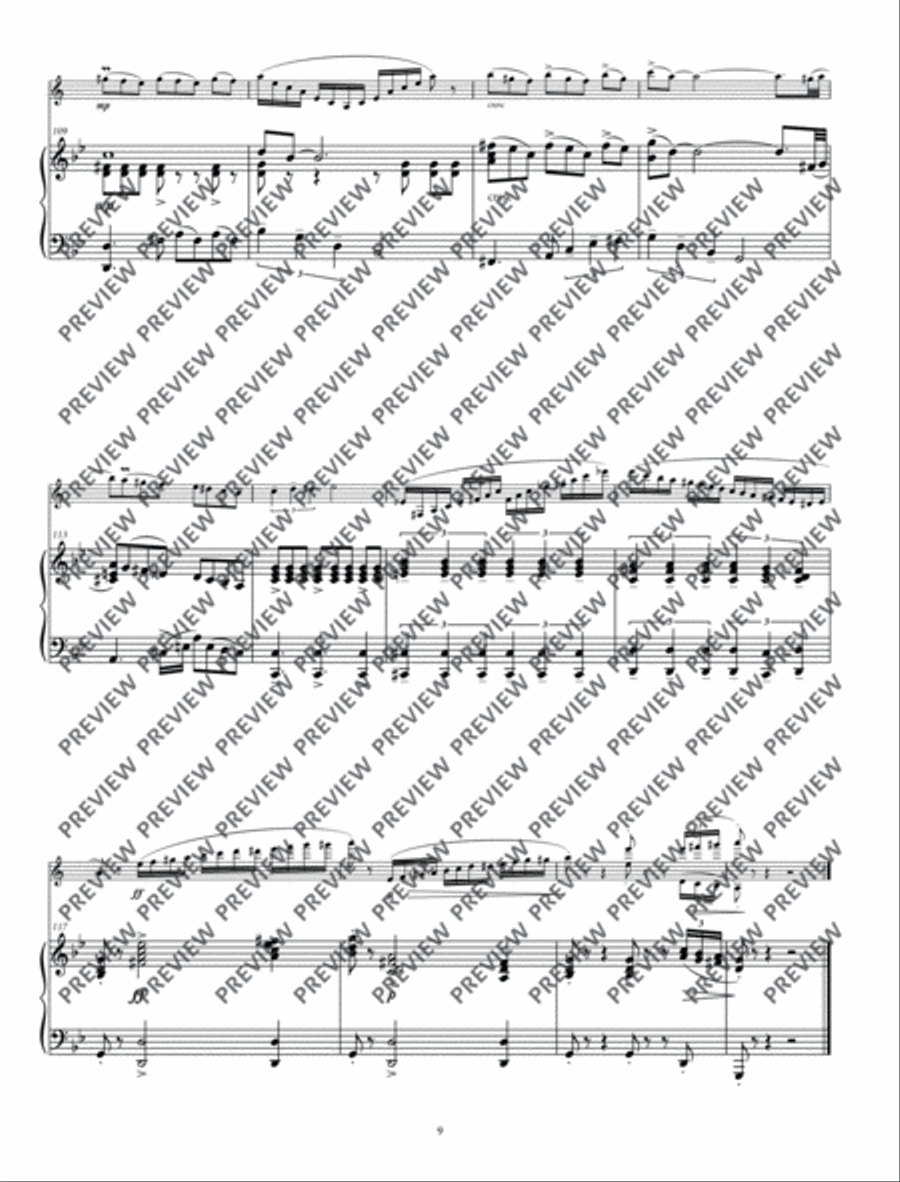 Concerto for Clarinets Clarinet Solo scores gallery preview page 10