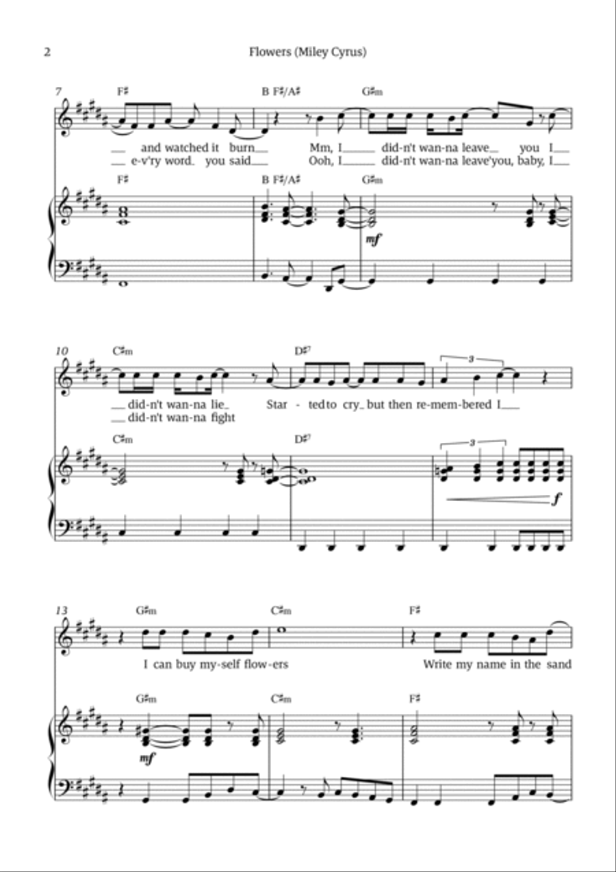 Flowers Voice scores gallery preview page 2