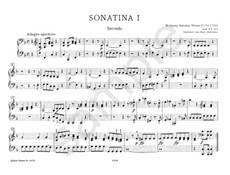 Easy Sonatinas for Piano Duet