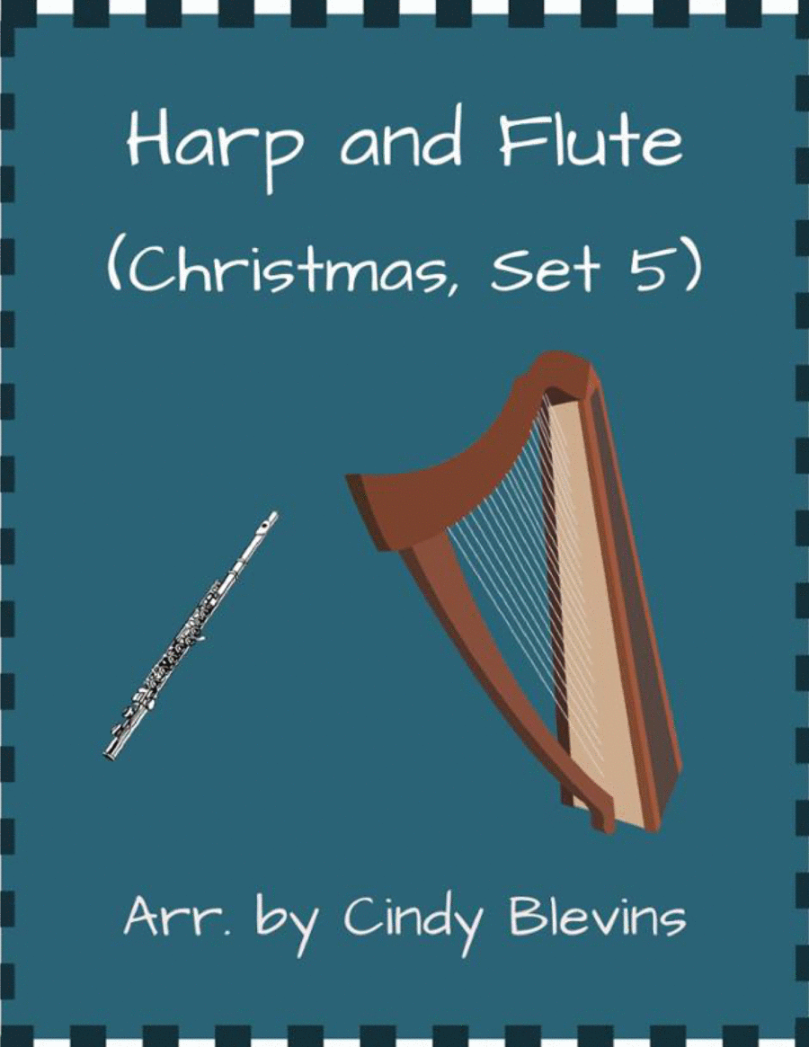 Harp and Flute, Christmas, Set 5 image number null