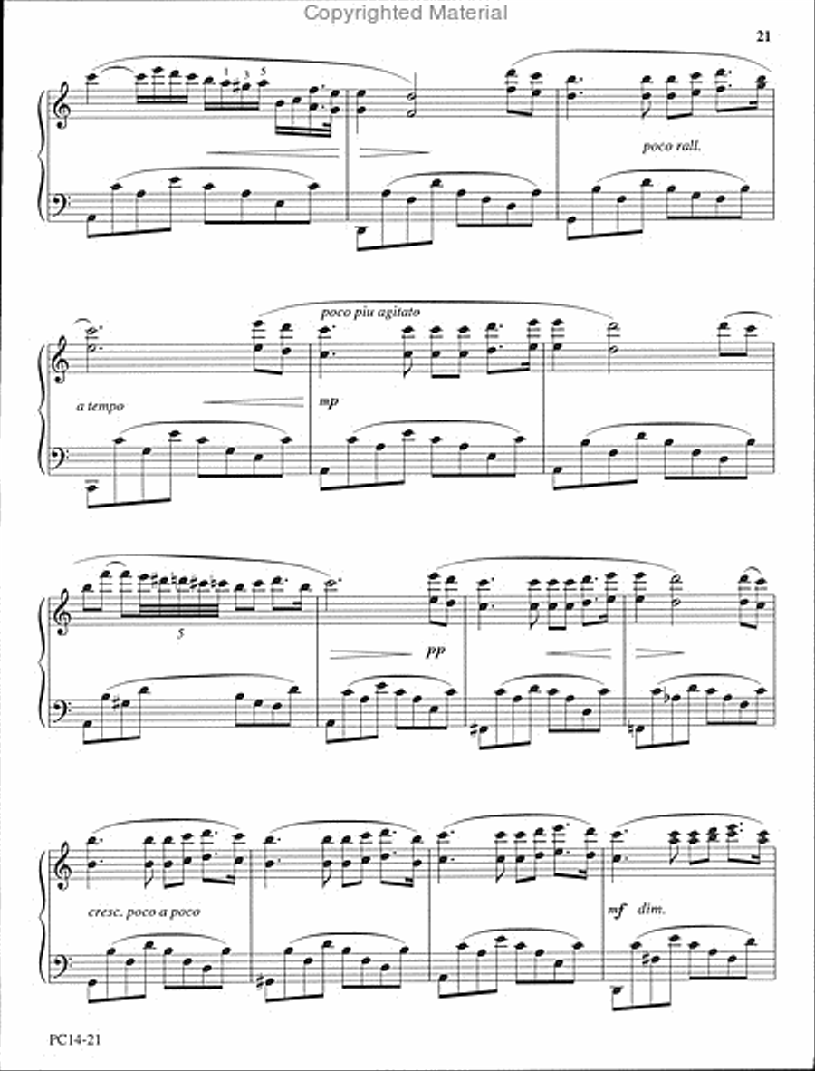Classical Hymns Piano Solo scores gallery preview page 3