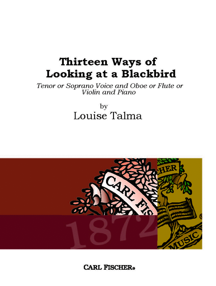 Thirteen Ways of Looking at a Blackbird