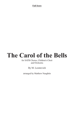 Carol of the Bells for Chorus & Orchestra: Scores and Set of Parts