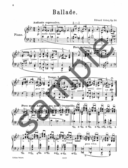 Ballade in G minor Op. 24