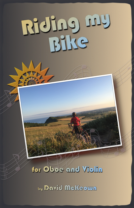 Book cover for Riding My Bike for Oboe and Violin Duet