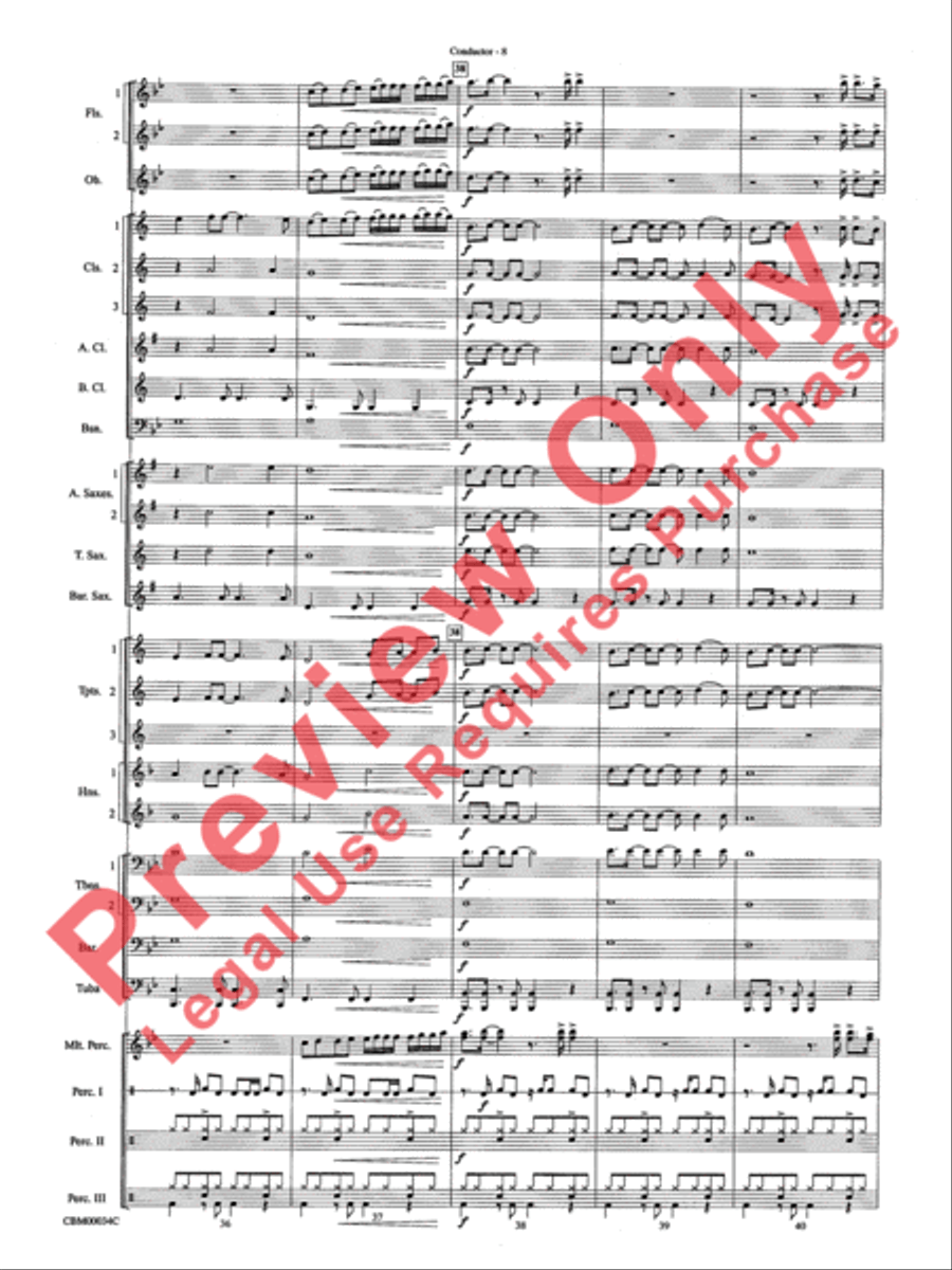 Dancing Queen Concert Band scores gallery preview page 11