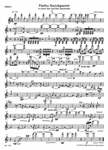 Streichquartett no. 5 (1991)