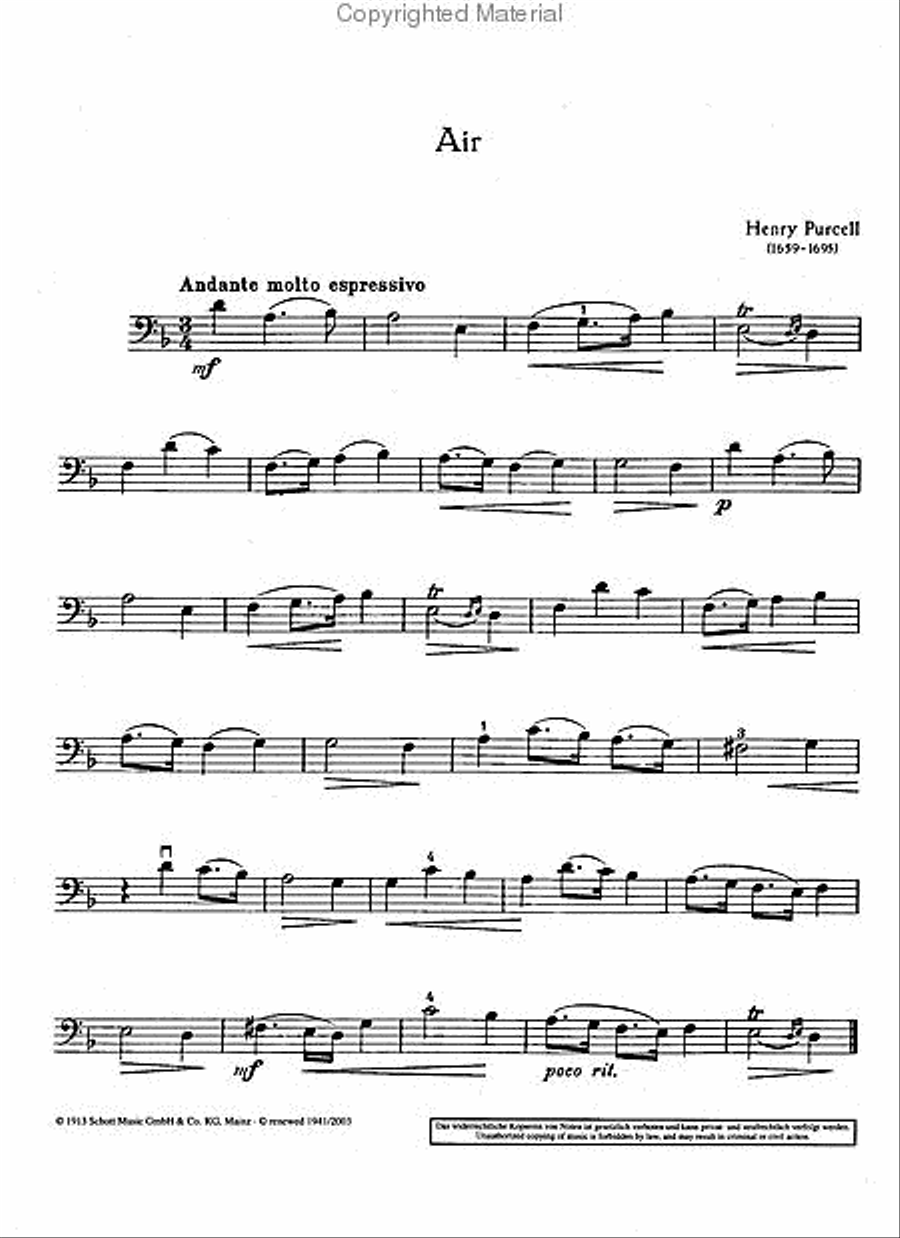 Old Masters for Young Players Cello scores gallery preview page 4
