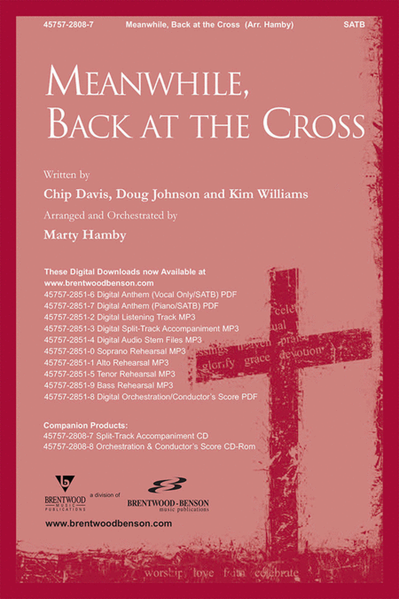 Meanwhile, Back At The Cross Orchestra Parts & Conductor's Score CD-ROM