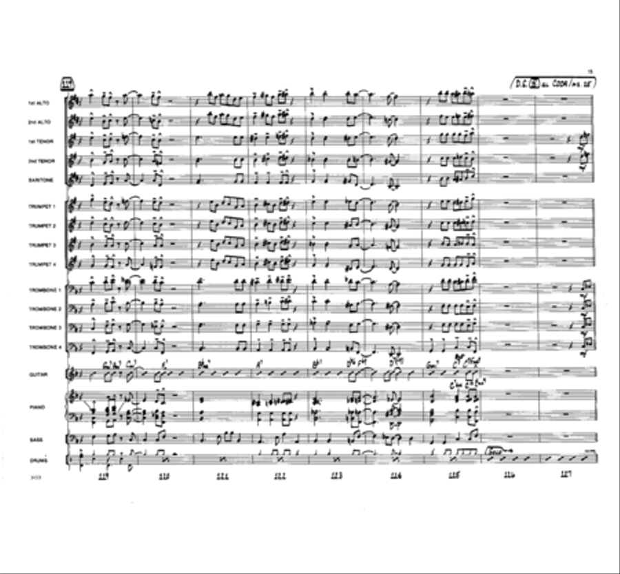 Chops, Don't Fail Me Now Chops, Don't Fail Me Now Jazz Ensemble scores gallery preview page 16