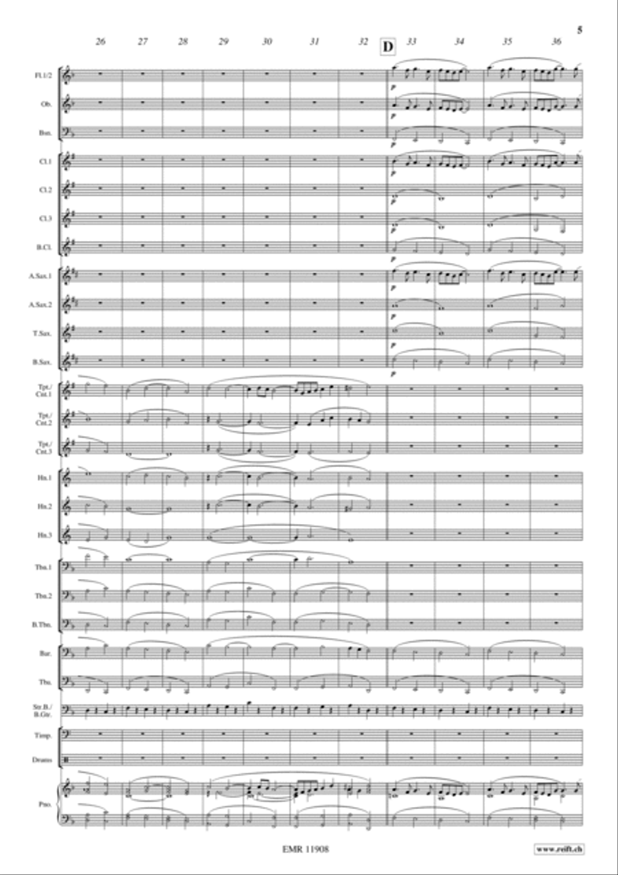 Here's To You Here's To You Concert Band scores gallery preview page 6