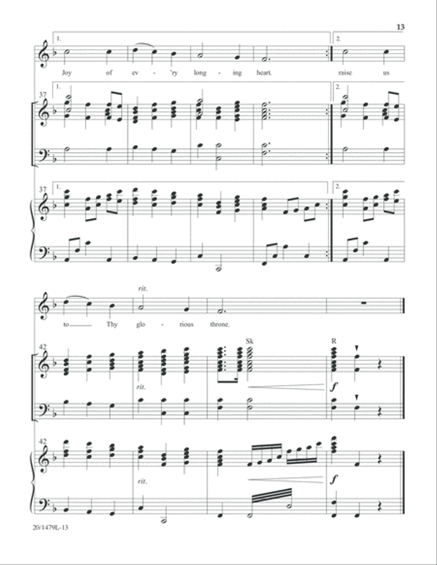 Christmas Carol Celebrations - Keyboard/Handbell Score 5-Octaves scores gallery preview page 14
