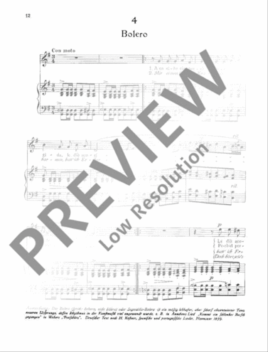Spanische und portugiesische Volkslieder Voice Solo scores gallery preview page 13