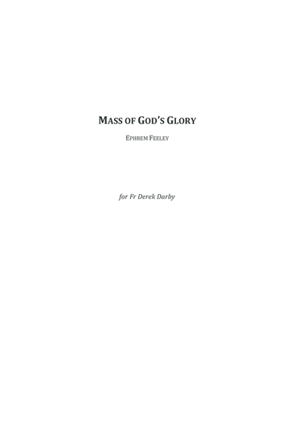Mass of God's Glory