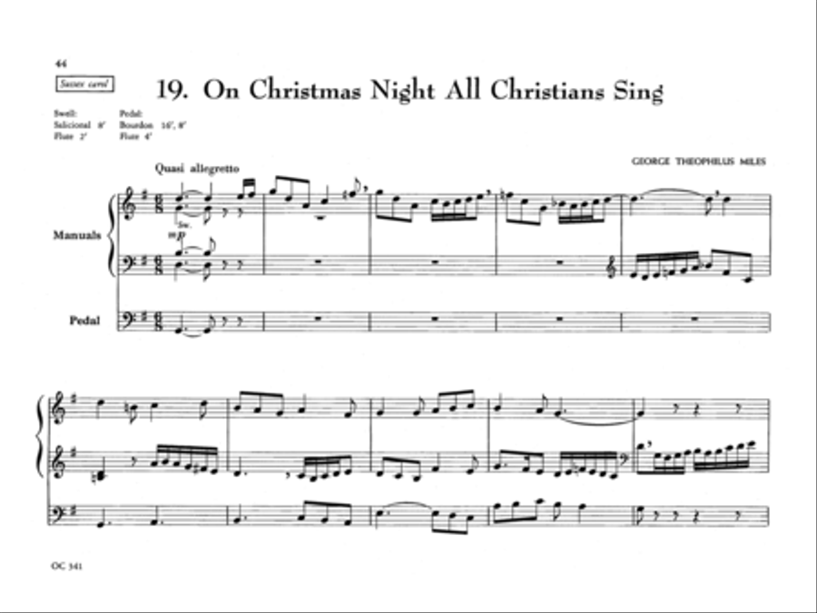 The Parish Organist, Part 05 (Advent, Christmas) Organ scores gallery preview page 20