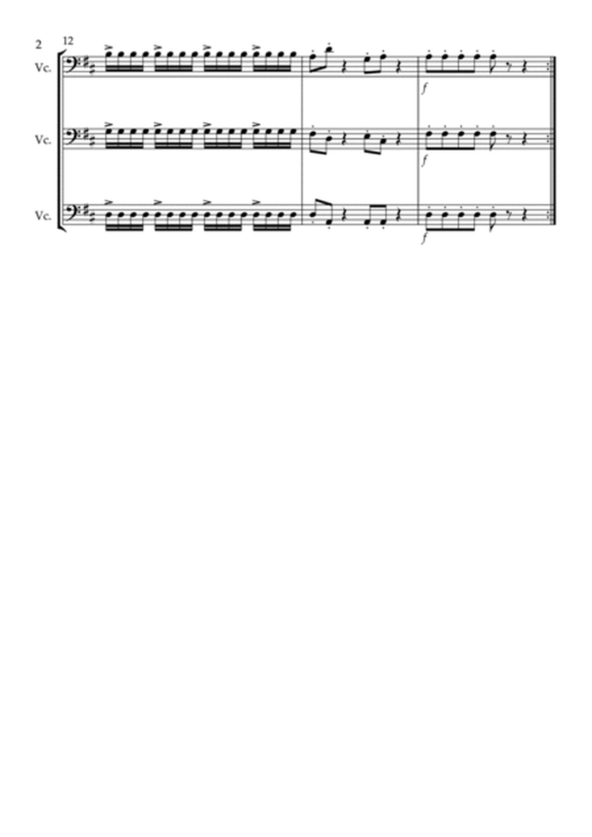 3 pieces For Cello Trio (Children) image number null